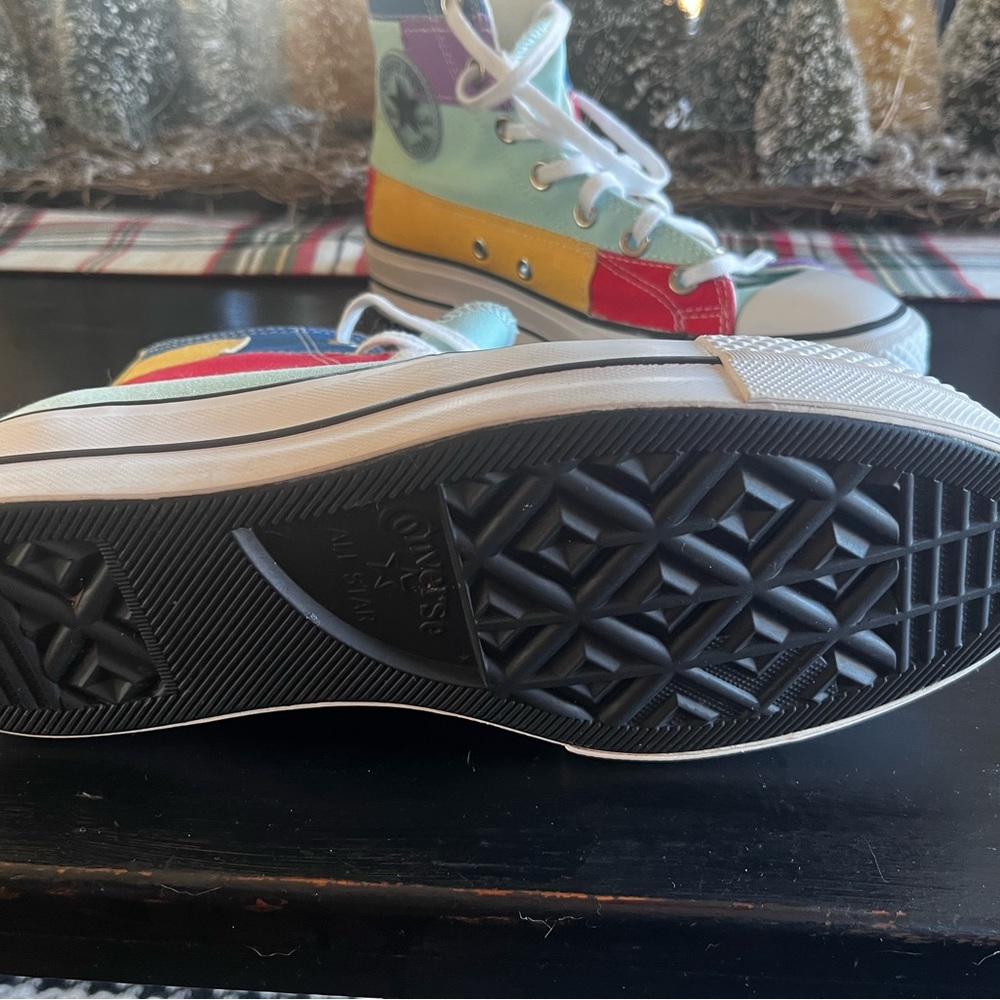 Colorful Converse High Tops - Picture 3 of 3